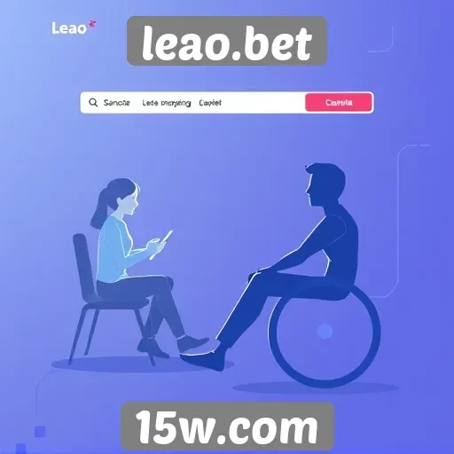 Acessibilidade e navegação no site leao.bet